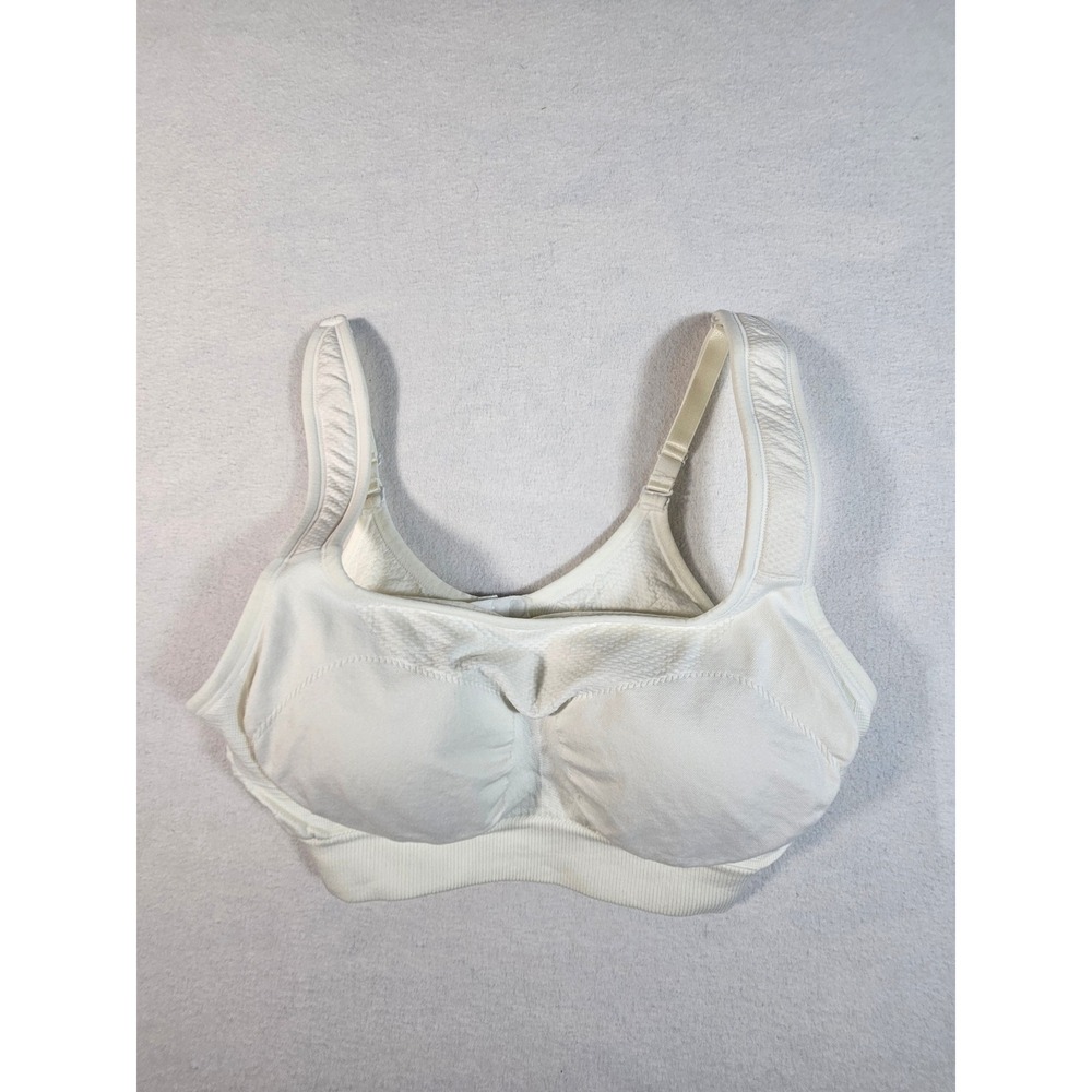 Everlast Womens Sports Bra White High Impact Seamless Racerback XL RN 15099